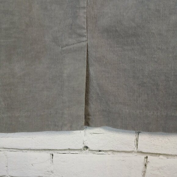 J. CREW STRETCH CORDUROY GRAY SKIRT, SIZE 6, GREAT CONDITION, WOMENS - Picture 4 of 6